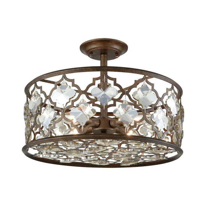 ELK Home - 31092/4 - Four Light Semi Flush Mount - Armand - Weathered Bronze