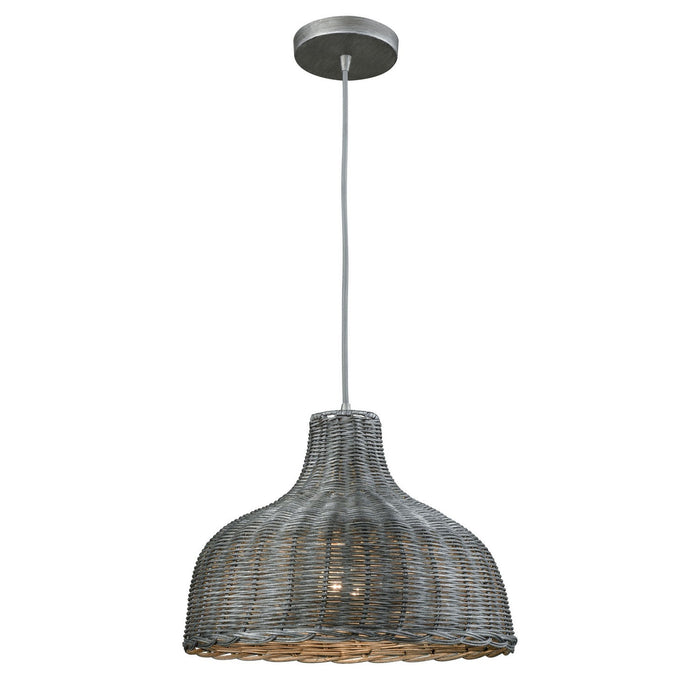 ELK Home - 31641/1 - One Light Pendant - Pleasant Fields - Weathered Gray