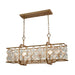 ELK Home - 32095/6 - Six Light Linear Chandelier - Armand - Matte Gold