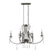 ELK Home - 52023/6 - Six Light Chandelier - Porto Cristo - Brown