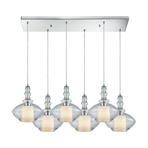 ELK Home - 56500/6RC - Six Light Pendant - Alora - Polished Chrome