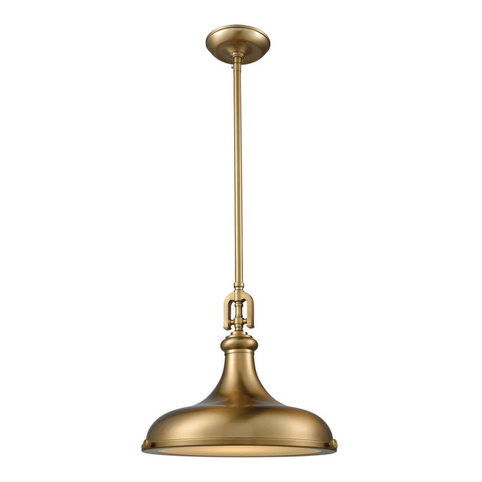 ELK Home - 57071/1 - One Light Pendant - Rutherford - Satin Brass