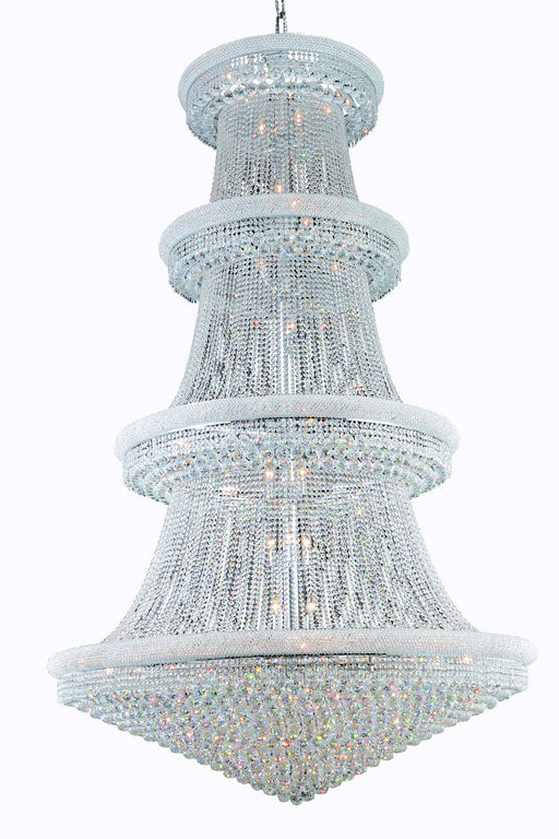 Elegant Lighting - V1800G62C/RC - 56 Light Chandelier - Primo - Chrome