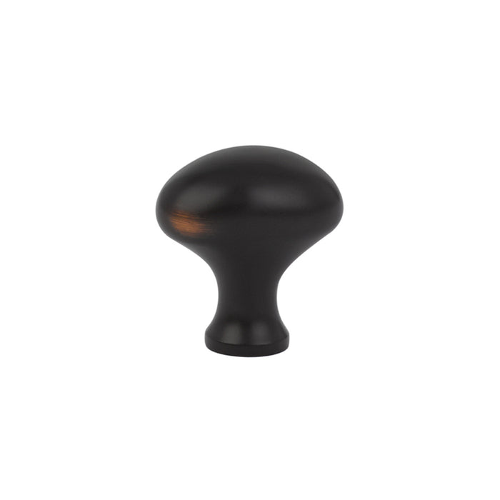 Cabinet Knob, Brass Egg, 1-1/4", US10B