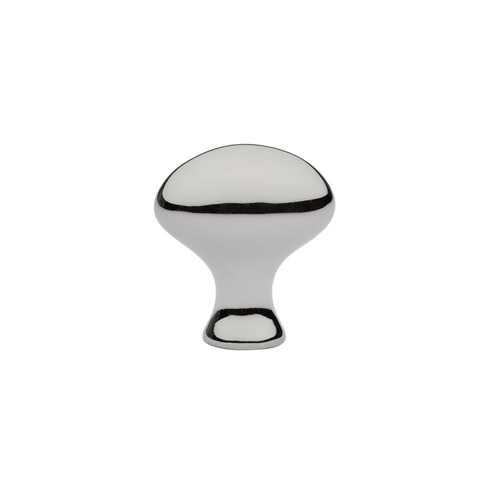 Cabinet Knob, Brass Egg, 1-1/4", US14