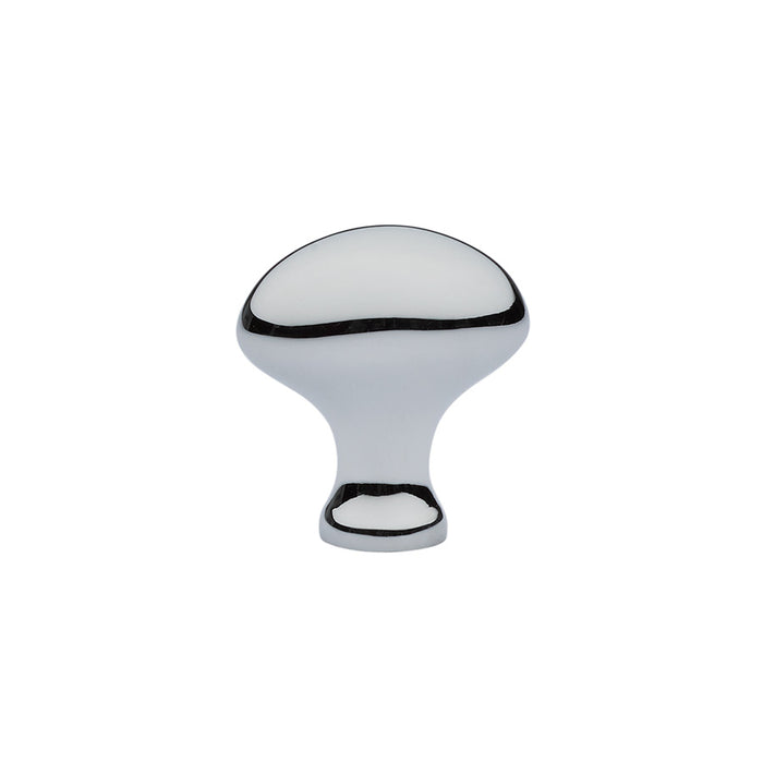 Cabinet Knob, Brass Egg, 1-1/4", US26