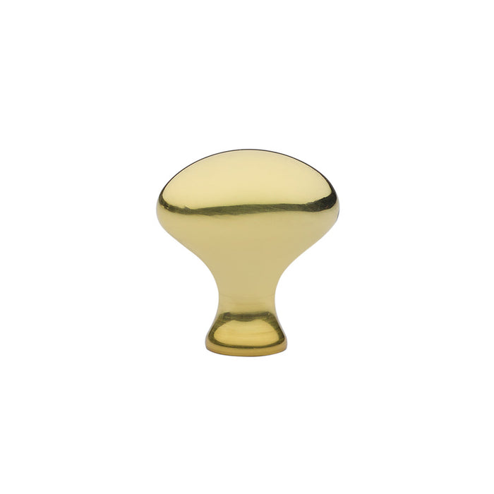 Cabinet Knob, Brass Egg, 1-1/4", US3