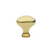 Cabinet Knob, Brass Egg, 1-1/4", US3