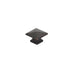 Arts & Crafts Square Dimpled Knob, 1", US10B
