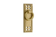 Hammered Vertical Ring Pull, 1-1/2" C-C, US4