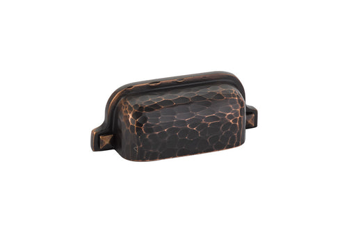 Hammered Bin Pull, 3" C-C, US10B
