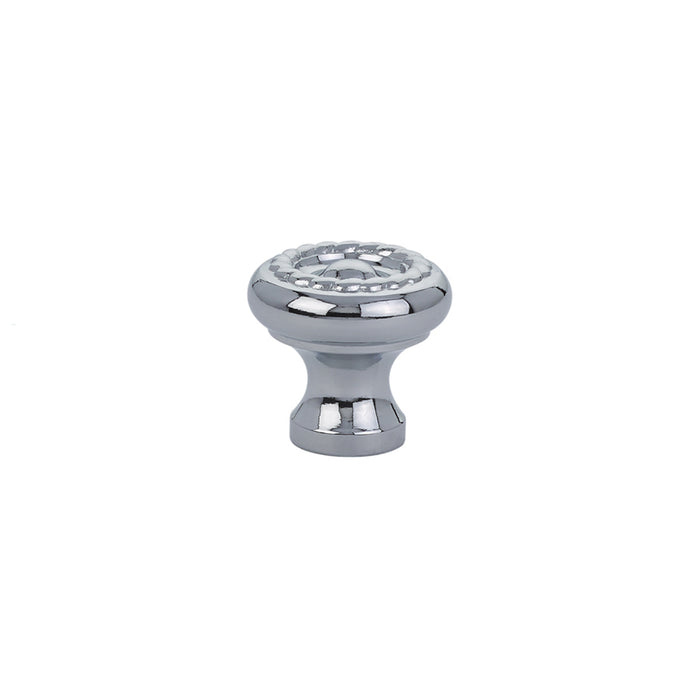 Cabinet Knob, Brass Rope, 1", US26