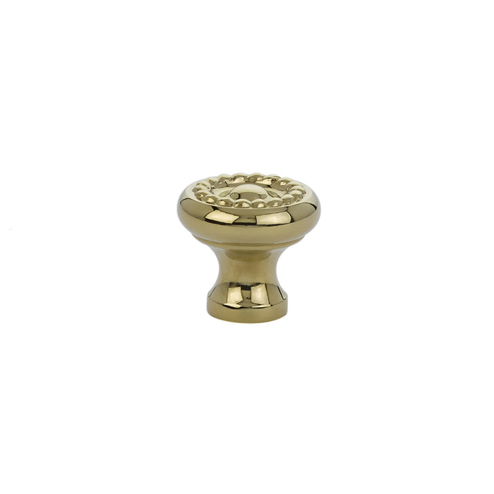 Cabinet Knob, Brass Rope, 1", US3