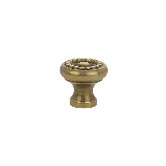 Cabinet Knob, Brass Rope, 1", US7