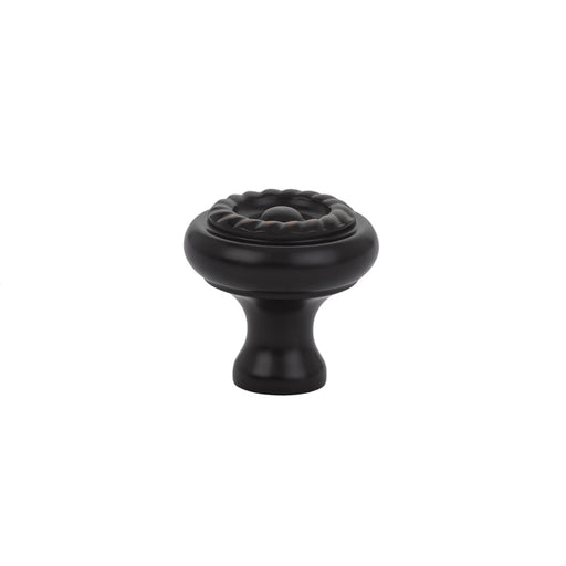 Cabinet Knob, Brass Rope, 1-1/4", US10B