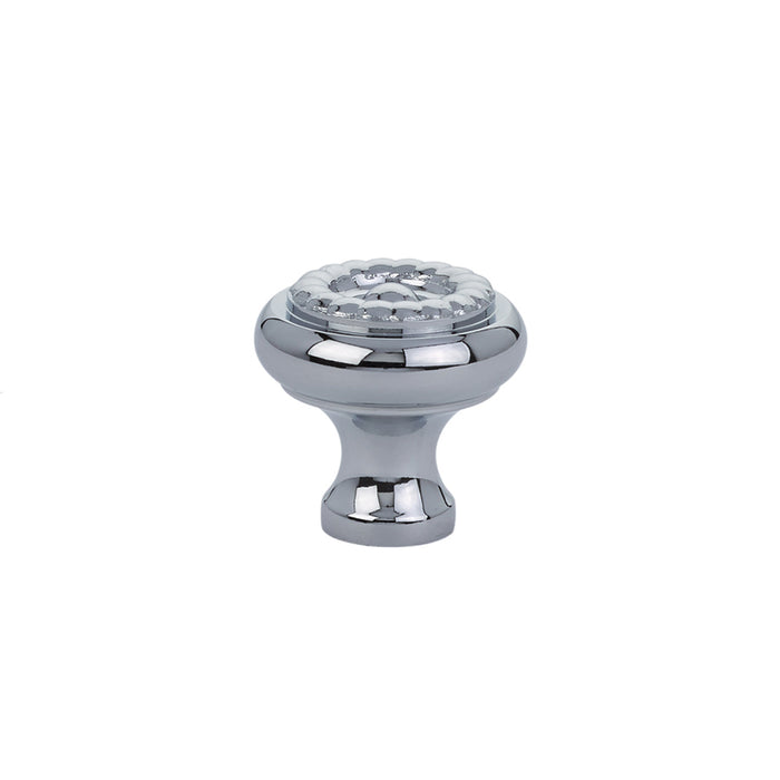 Cabinet Knob, Brass Rope, 1-1/4", US26