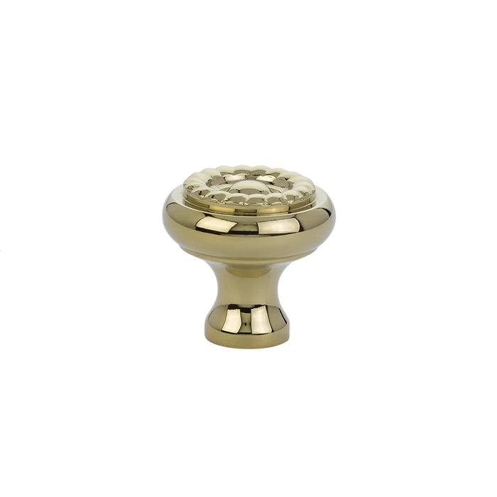 Cabinet Knob, Brass Rope, 1-1/4", US3