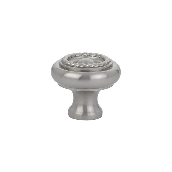 Cabinet Knob, Brass Rope, 1-3/4", US15