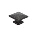 Arts & Crafts Square Dimpled Knob, 1-3/4", US10B