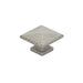 Arts & Crafts Square Dimpled Knob, 1-3/4", US15