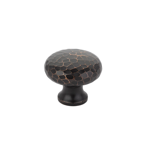 Arts & Crafts Round Dimpled Knob, 1-3/4", US10B