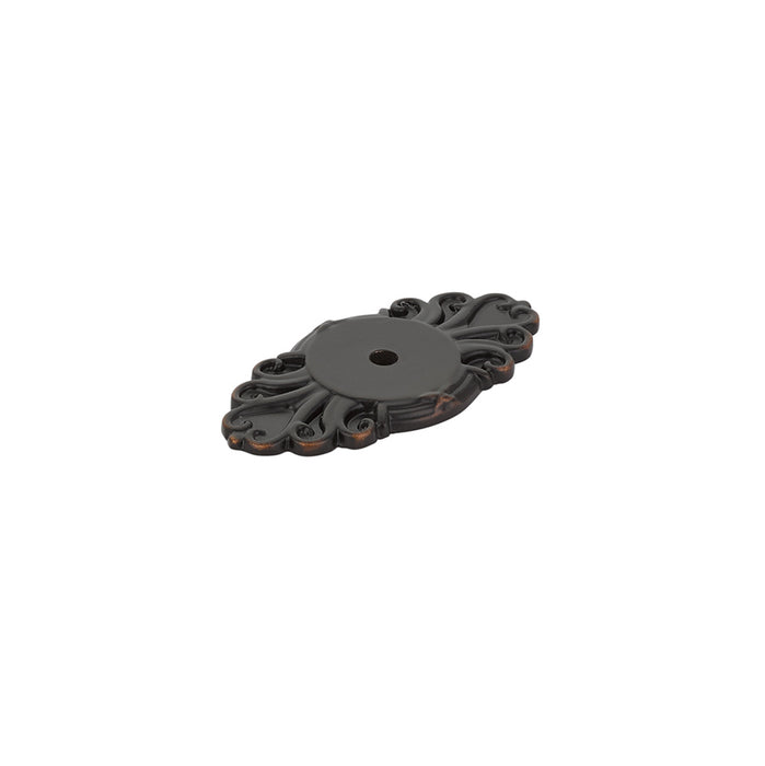 Ribbon & Reed Base Plate, for Knob, US10B