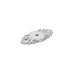 Ribbon & Reed Base Plate, for Knob, US26