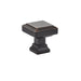 Geometric Square Knob, 1-1/4", US10B