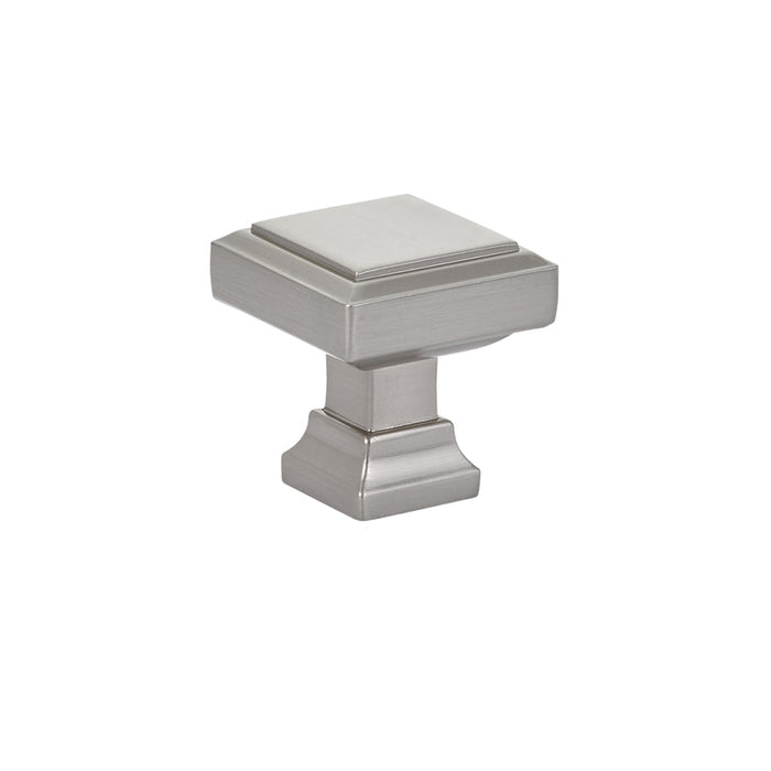 Geometric Square Knob, 1-1/4", US15