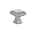Geometric Square Knob, 1-1/4", US15