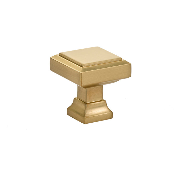 Geometric Square Knob, 1-1/4", US4