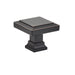 Geometric Square Knob, 1-5/8", US10B