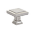 Geometric Square Knob, 1-5/8", US15
