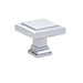 Geometric Square Knob, 1-5/8", US26