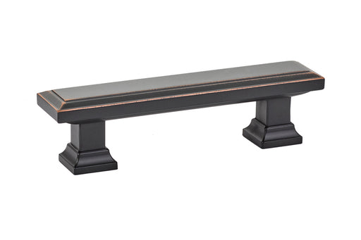 Geometric Rectangular Pull, 3" C-C, US10B