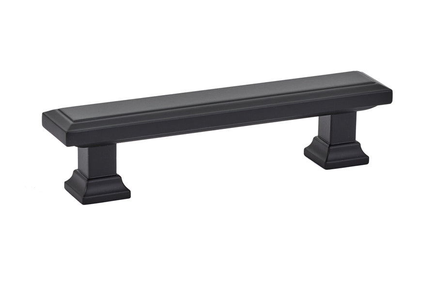 Geometric Rectangular Pull, 3-1/2" C-C, US19