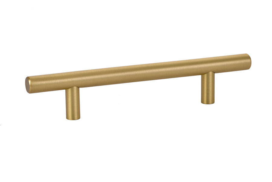 Brass Bar Pull, 4" C-C, US4