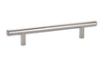 Brass Bar Pull, 5" C-C, US14