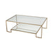 ELK Home - 1114-302 - Coffee Table - Scotch Mist - Gold Leaf