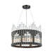 ELK Home - 1140-066 - Six Light Chandelier - Throttle - Dark Graphite