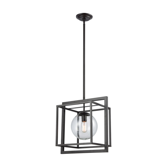 ELK Home - 1141-064 - One Light Pendant - Beam Cage - Oil Rubbed Bronze