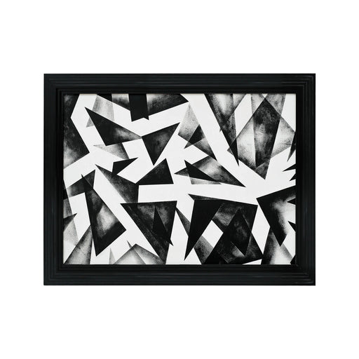 ELK Home - 7011-1263 - Wall Decor - Spray Lines - Gloss Black