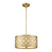 Lucas + McKearn - GN/ARABELLA/P/M - Two Light Island Pendant - Arabella - Distressed Gold