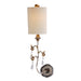 Lucas + McKearn - SC1038-S - One Light Wall Sconce - Tivoli - Cream Patina w/Silver and Gold