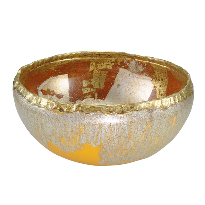 Lucas + McKearn - SI1124 - Bowl - Tricou - Gold and silver leaf