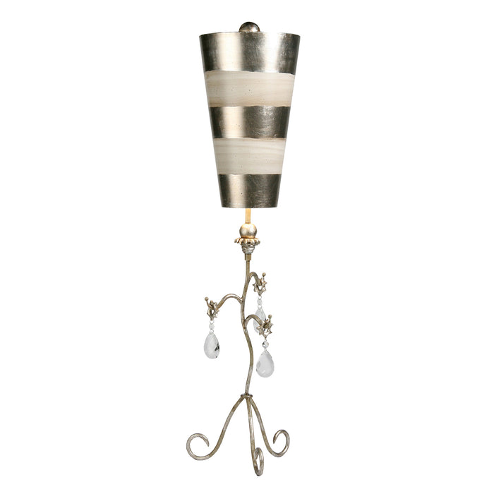 Lucas + McKearn - TA1039 - One Light Table Lamp - Tivoli - Cream And Silver