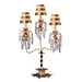 Lucas + McKearn - TA1057-3 - Three Light Striped Lighting Fixture - Birdland - Black