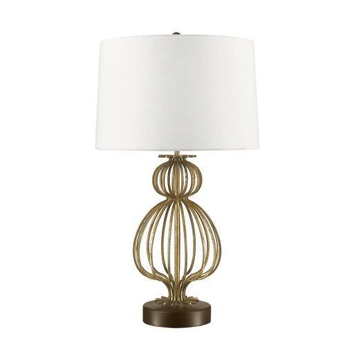 Lucas + McKearn - TLM-1007 - One Light Table Lamp - Lafitte - Steel Aged Gold