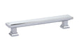 Geometric Rectangular Pull, 5", US26