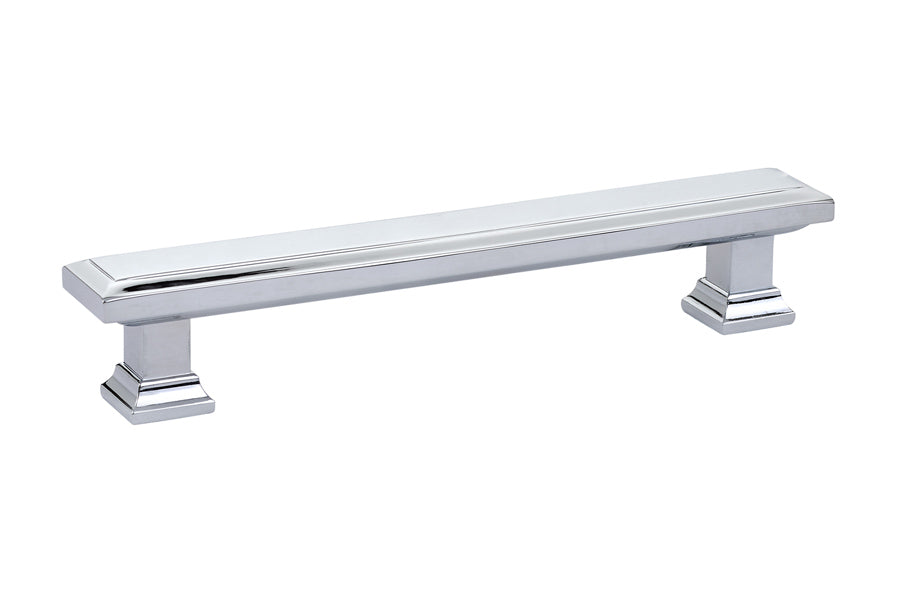 Geometric Rectangular Pull, 5", US26